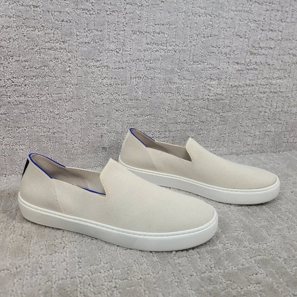 ROTHYS The Original Sneaker Women's Size US 9.5 Sand Solid Textile Slip On Shoe - Picture 7 of 11